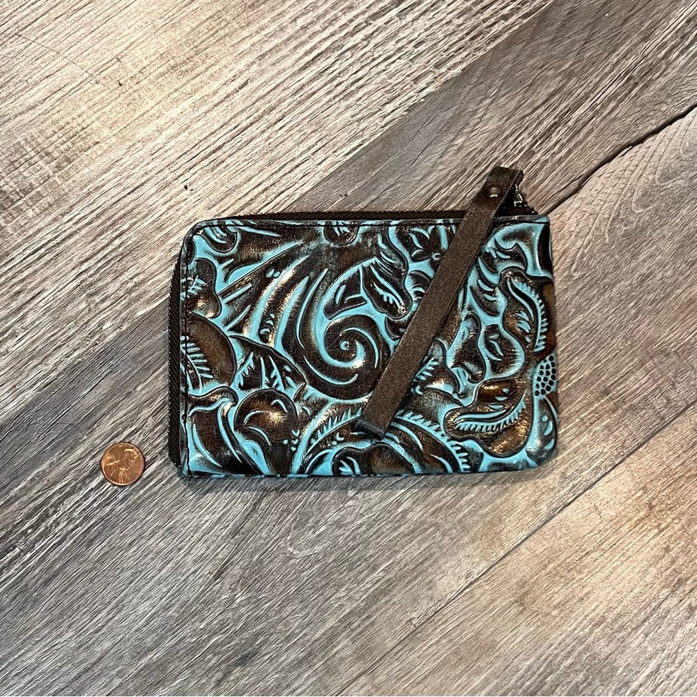 Patricia Nash Leather Wristlet